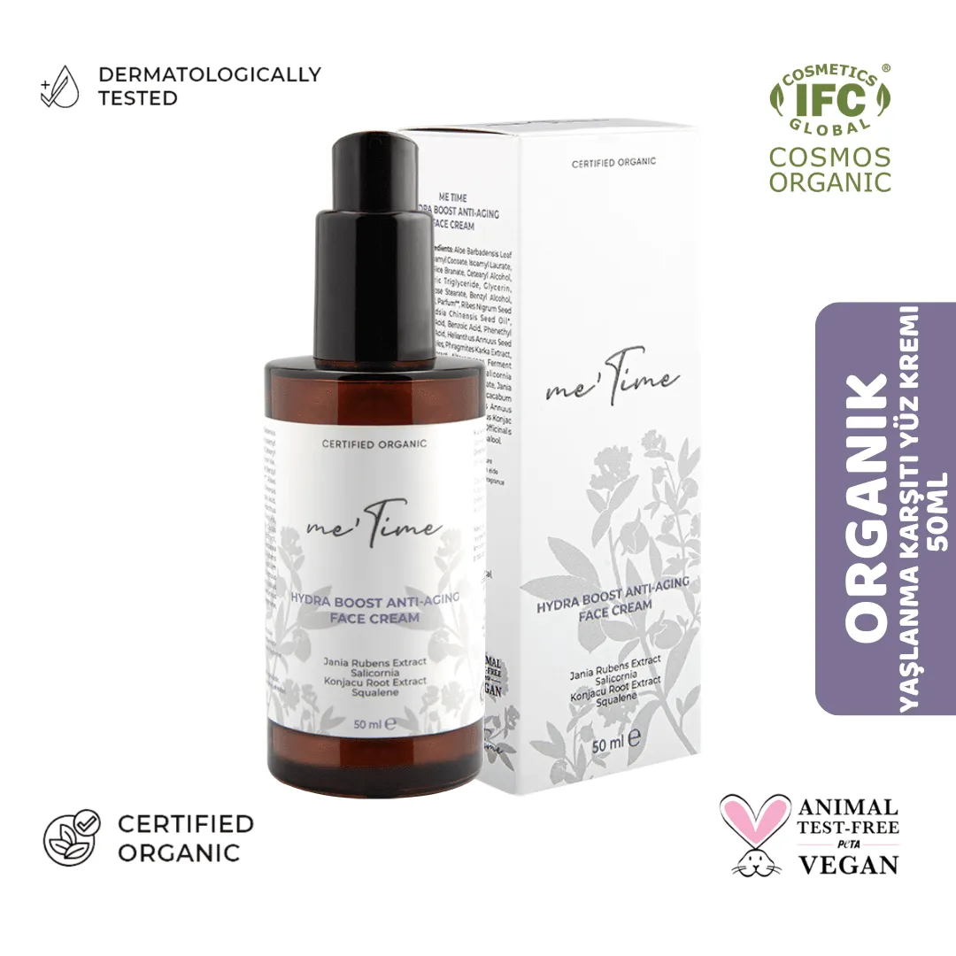 Me Time Organik Yoğun Bakım Yüz Kremi 50 ml — görsel 2