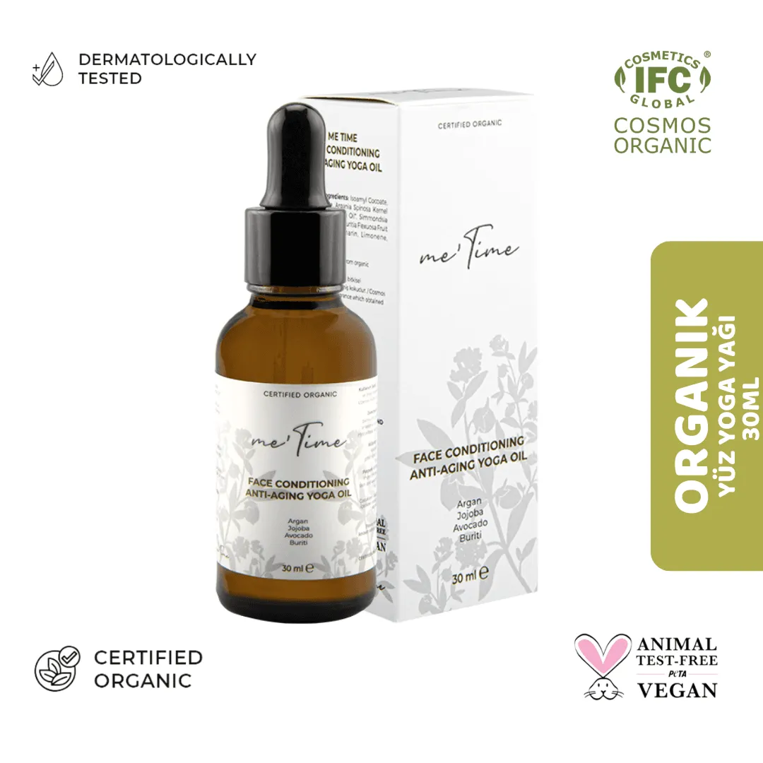 Me Time Organik Yüz Yoga ve Masaj Yağı 30 ml — görsel 2